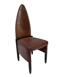 Art Deco Amsterdamse School High-Back Side Chair by Michel de Klerk, 1916/1925